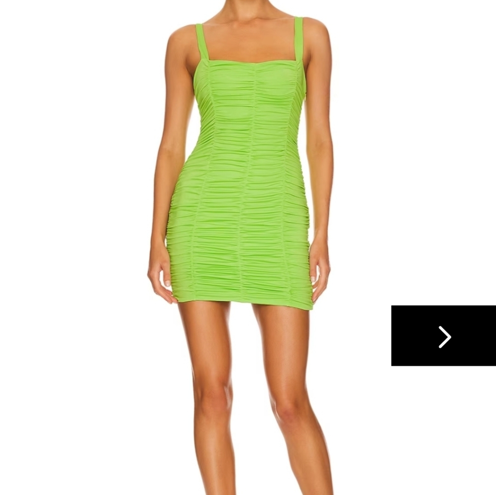 Superdown Marisa mini dress lime green M medium